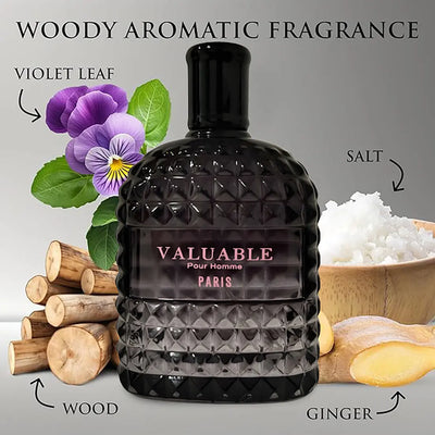 Secret plus 2Pcs Valuable Paris Couple Set Perfume, Long Lasting Sweet Scent for Women/Men Fragrance for All Skin Daily Used 2X100Ml