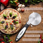 Pizza Cutter Wheel, BUSATIA Food Grade Stainless Steel Super Sharp Pizza Cutter, Heavy Duty Pizza Slicer Wheel Cutter with Non Slip Handle and Finger Protector
