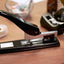 Better Office Products Heavy Duty Commercial Stapler with 2,000 Staples, Black Polished Steel, 100 Sheet High Capacity, Rounded Ergonomic Lever & Weighted Stability Base, Jam Free Large Stapler,