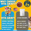 Vitagravy Dog Food Topper for Dry Dog Food Wet Dog Food in Herb Roasted Chicken Delicious Flavour. Dogs Love Rich Gravy Texture than Bone Broth for Dogs. Farmers Dog Food Toppers, Pet Food, 3.5Oz, 3Pk