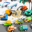 JOYFY 25 Pcs Kids Toy Cars Bulk, Pull Back Cars and Trucks Play Vehicles Set, Mini Excavator Party Favors Birthday Gift for Boys and Girls