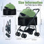 3-In-1 Pet Dog Stroller, Dog Wagon with Removable Carrier, Cat Stroller for Medium Dogs up to 55Lbs