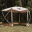 Gazelle Tents™, G6 6-Sided Portable Gazebo, Hub Screen Tent, Desert Sand, GG602DS