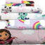 Gabby'S Dollhouse Kids Twin Size Bedding, 5 Piece Super Soft Cozy Reversible Comforter and Sheet Set with Sham, (Officially Licensed Product) by Franco