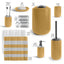 Hearth & Harbor 20 Piece Bathroom Accessories Set, Gold Bathroom Decor Set