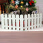 4 Pcs 11.8X19.7Inch White Plastic Picket Fence Christmas Xmas Tree Wedding Party Decoration Indoor Garden Border and Dog Cat Christmas Tree Protector (78.7 Inch in Total)