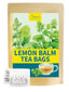 Teelux Lemon Balm Tea Bags, Pure & Natural Lemon Balm Herbal Tea, Lemony & Citrusy Flavor, Caffeine Free, 100 Count