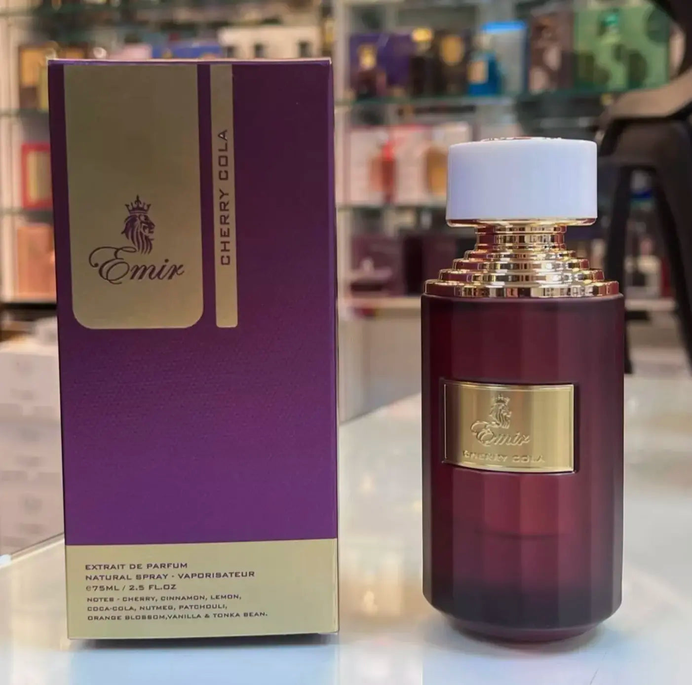 Cherry Cola Emir Perfume Paris Corner EDP Perfume Fragrance 75Ml 2.65 Fl Oz Unisex Fragrance