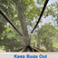 Sunyear Camping Hammock, Portable Single & Double Hammock with Net, 2 Person Hammock Tent with 2 * 10Ft Straps, Best for Outdoor Hiking Survival Travel