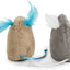 Smartykat (2 Count) Mouse Mates Plush Catnip Cat Toys - Brown/Gray, 2 Count