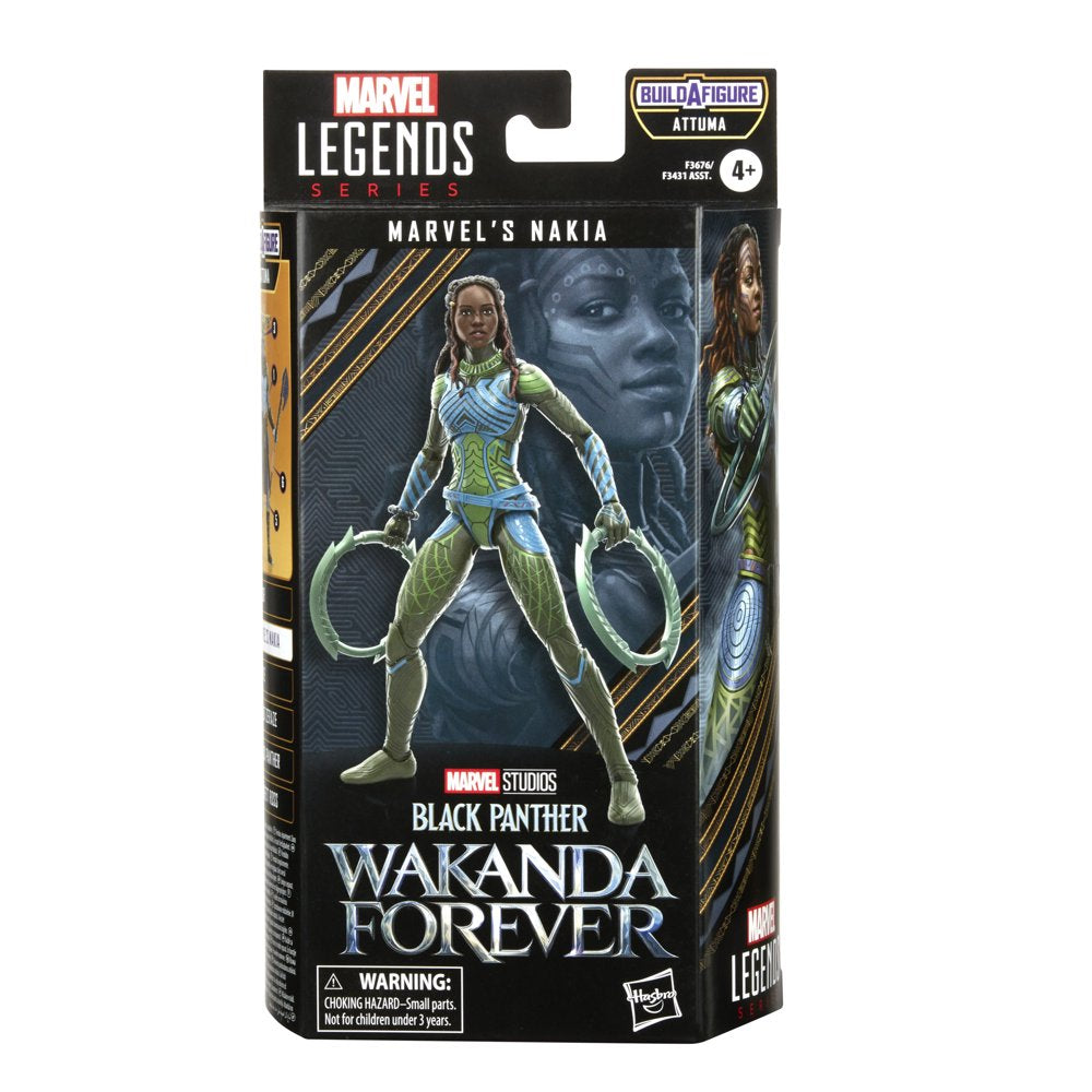 Marvel Legends Series Black Panther Wakanda Forever Marvel’S Nakia Action Figure, 5 Accessories, 1 Build-A-Figure Part&Nbsp;