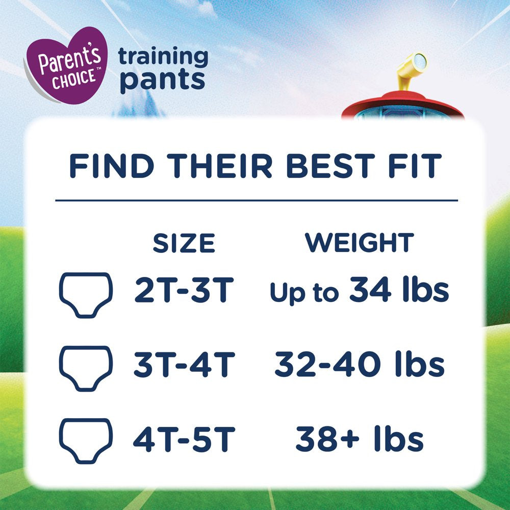 Parent'S Choice Boys Training Pants, 2T/3T, 94 Count (Select for More Options)