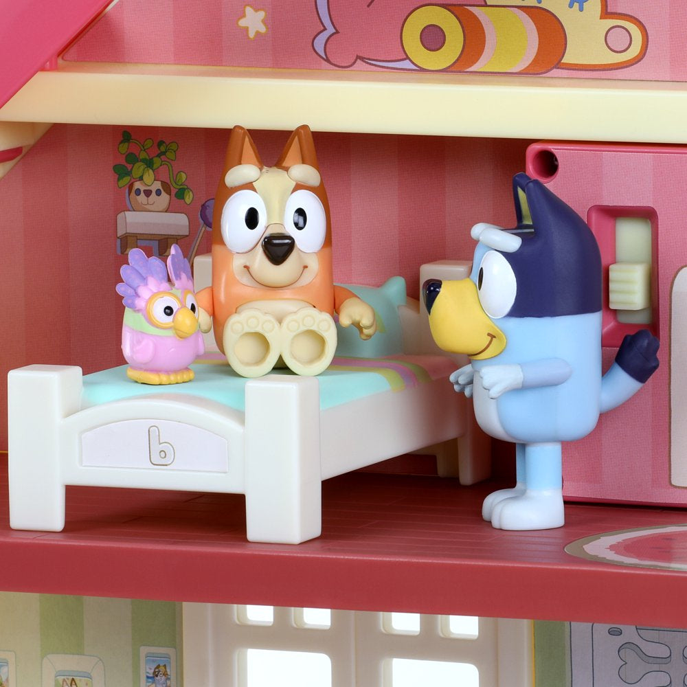 Bluey, Ultimate Lights & Sounds Playhouse with Bluey and Bingo Figures and Accessories, Preschool, Ages 3+