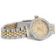 Ladies 18K / Steel Rolex Datejust Jubilee 6917 Diamond Watch Champagne Dial 1 CT.