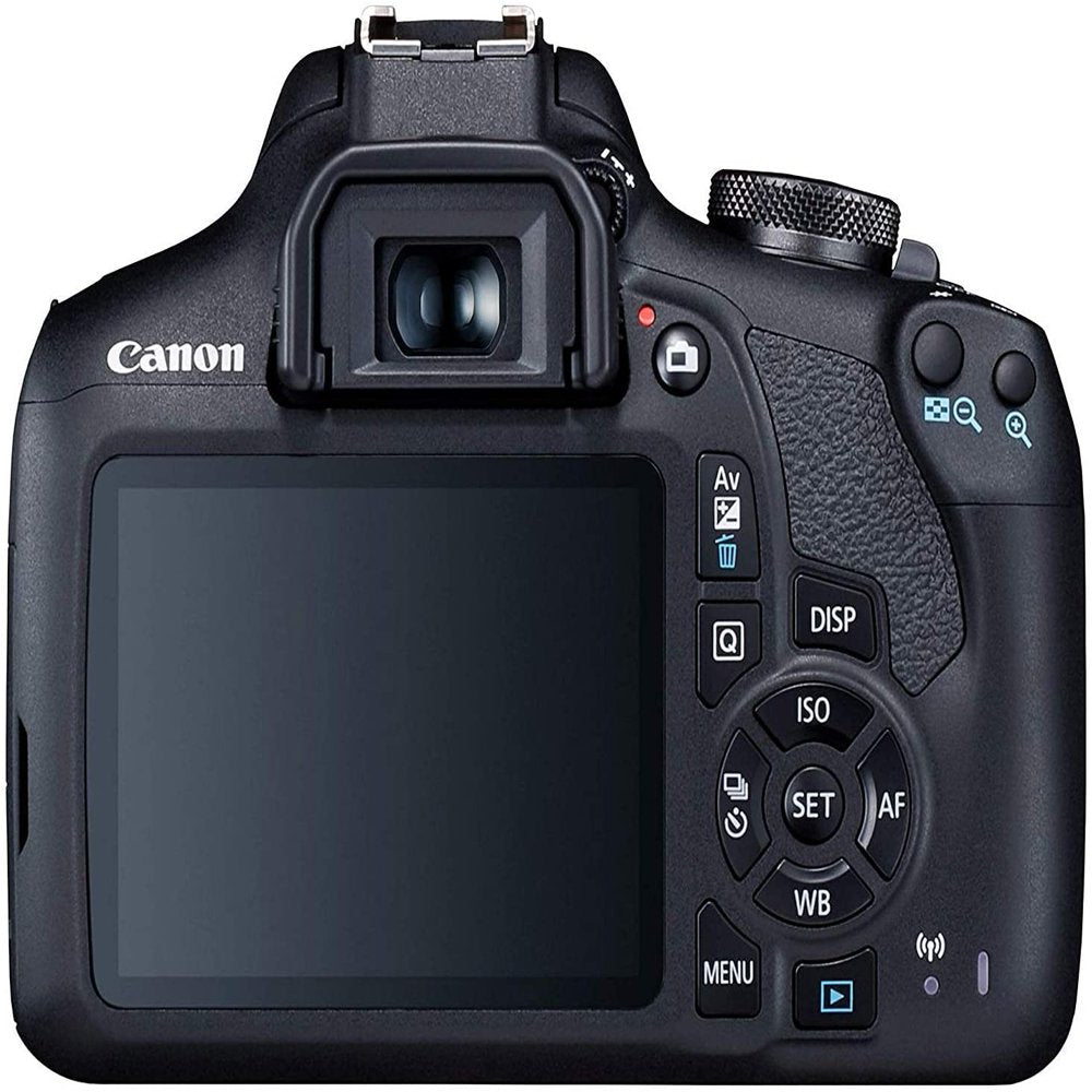 Canon EOS 2000D / Rebel T7 DSLR Camera with 18-55Mm Lens + Creative Filter Set, EOS Camera Bag + Sandisk Ultra 64GB Card + 6AVE Electronics Cleaning Set, and More