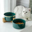 Ceramic cat bowl cat food bowl