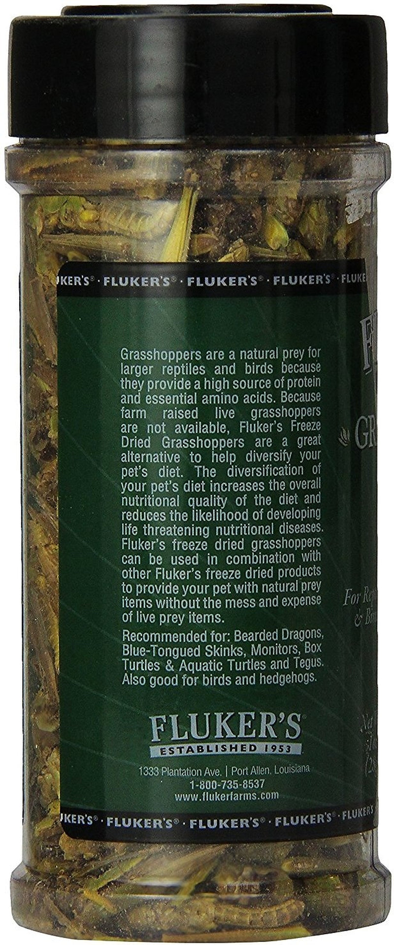 Fluker'S Freeze-Dried Grasshoppers Reptile Turtle Snake Lizard Food, 1 Oz