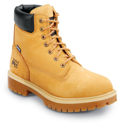 Timberland PRO 6IN Direct Attach Men'S, Wheat, Steel Toe, EH, Maxtrax Slip Resistant, WP Boot (9.5 M)