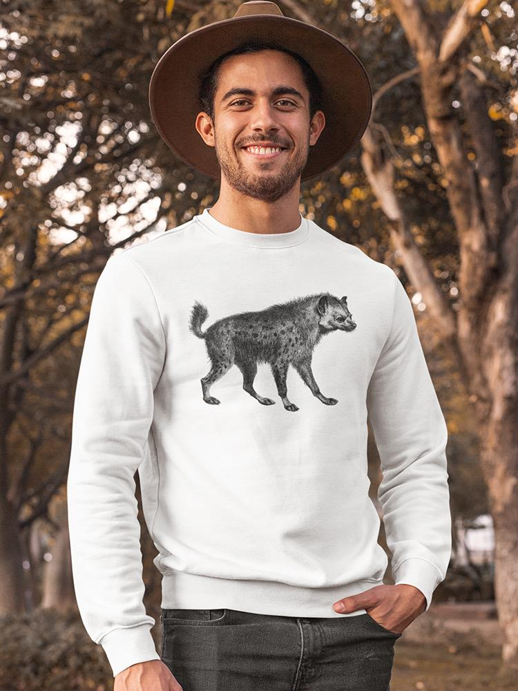 Spotted Hyena Sketch Sweatshirt Men's -Image by Shutterstock
