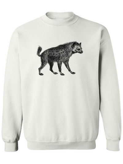 Spotted Hyena Sketch Sweatshirt Men's -Image by Shutterstock