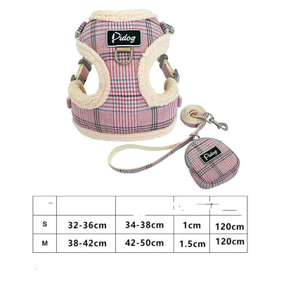 Small dog Teddy Chihuahua vest-style chest harness