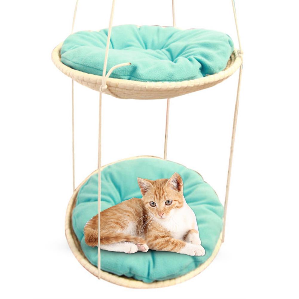 Straw cat hammock cat climbing frame cat nest