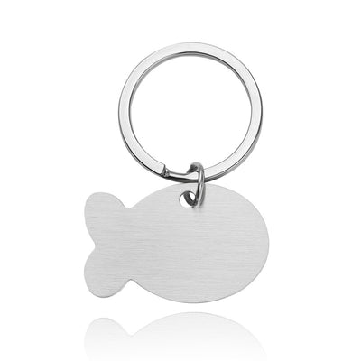 Personalized Cat Dog Pet ID Tag Keychain Engraved Pet ID Name for Cat Puppy Dog Collar Tag Pendant Keyring Bone Pet Accessories