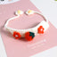 Pet Knitted Wool Felt Daisy Flower Bee Pumpkin Fruit Strap Cute Cat Collar Foreign Trade Customization