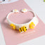 Pet Knitted Wool Felt Daisy Flower Bee Pumpkin Fruit Strap Cute Cat Collar Foreign Trade Customization