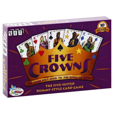 Five Crowns Card Game, Rummy Style, Kids Game, Family Game, Fun Game