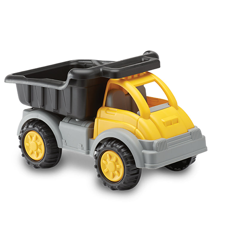 American Plastic Toys Gigantic Dump Truck in Black and Yellow