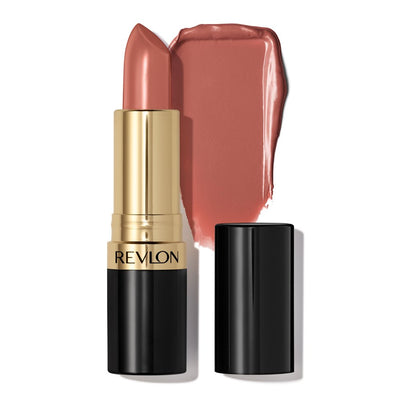 Revlon Super Lustrous Lipstick, Cream Finish, High Impact Lipcolor with Moisturizing Creamy Formula, Infused with Vitamin E and Avocado Oil, 755 Bare It All, 755 Bare It All, 0.15 Oz