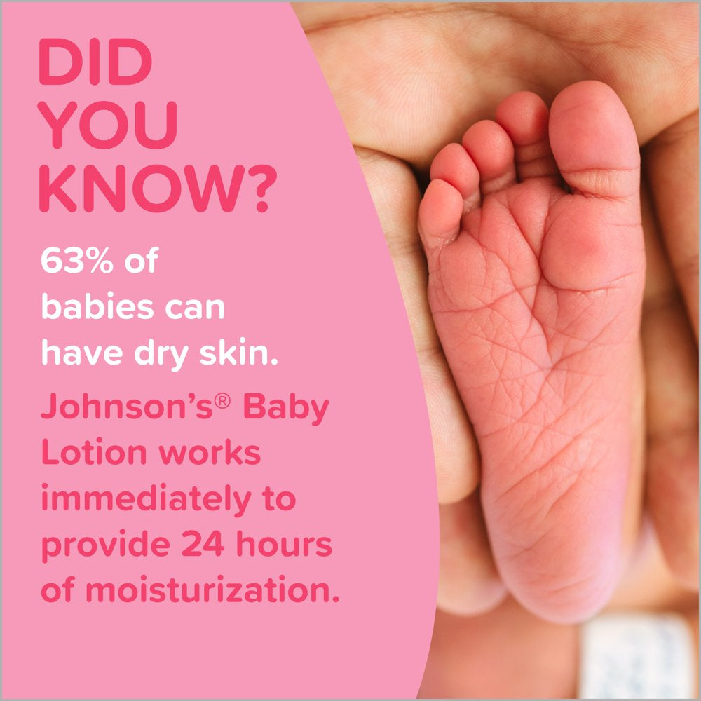 Johnson'S Moisturizing Pink Baby Body Lotion with Coconut Oil, Suitable for the Whole Family 27.1 FL OZ