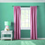 Your Zone Chambray Blackout Window Curtain Panel Pair, Set of 2, Pink, 38 X 84
