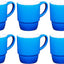 Ceramic Stacking Coffee Mug Tea Cup Dishwasher Safe Set of 6 Large 18 Ounce