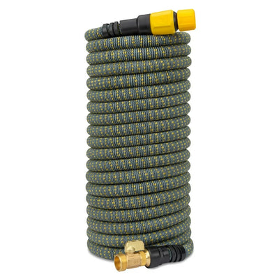 Hydrotech Burst Proof Expandable Garden Hose - Latex Water Hose, 5/8In Dia. X 100 Ft.