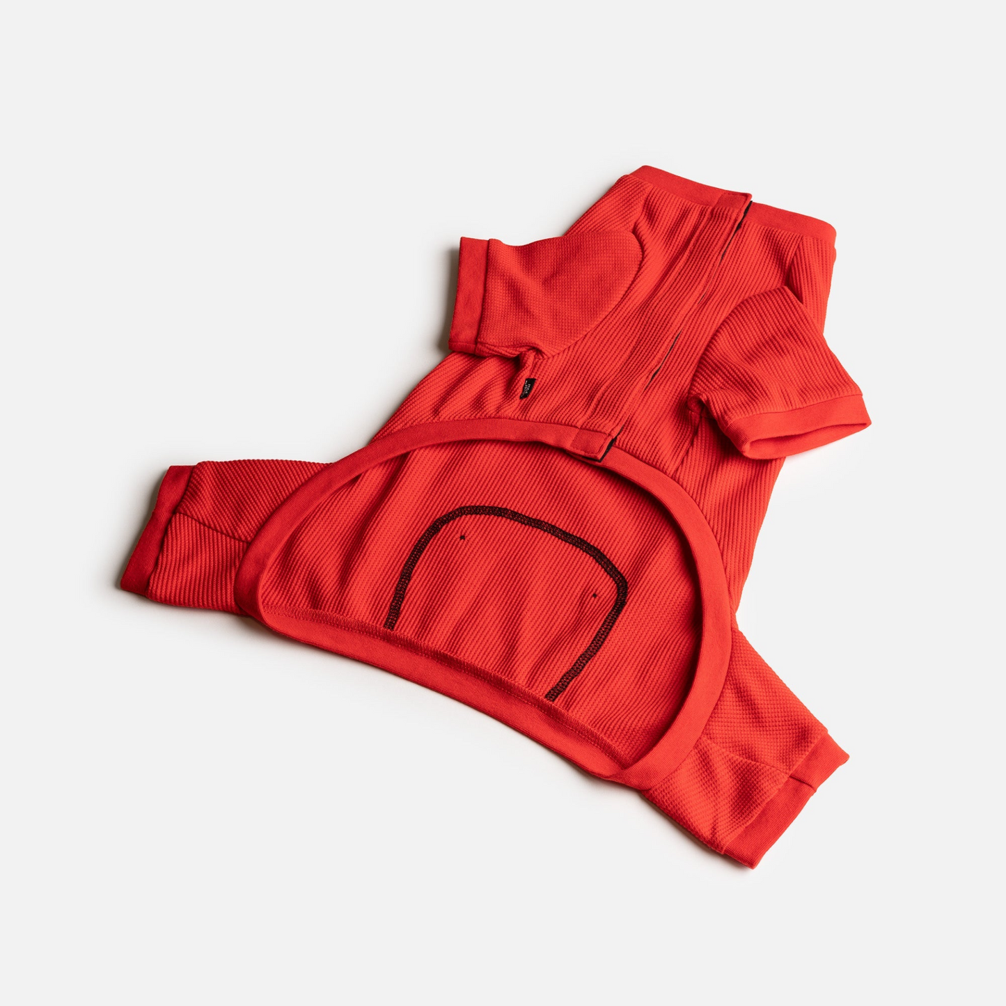Thermal Dog Pajama - Red