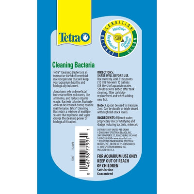 Tetra Cleaning Bacteria for Clean Aquariums & Healthy Water, 4 Oz.