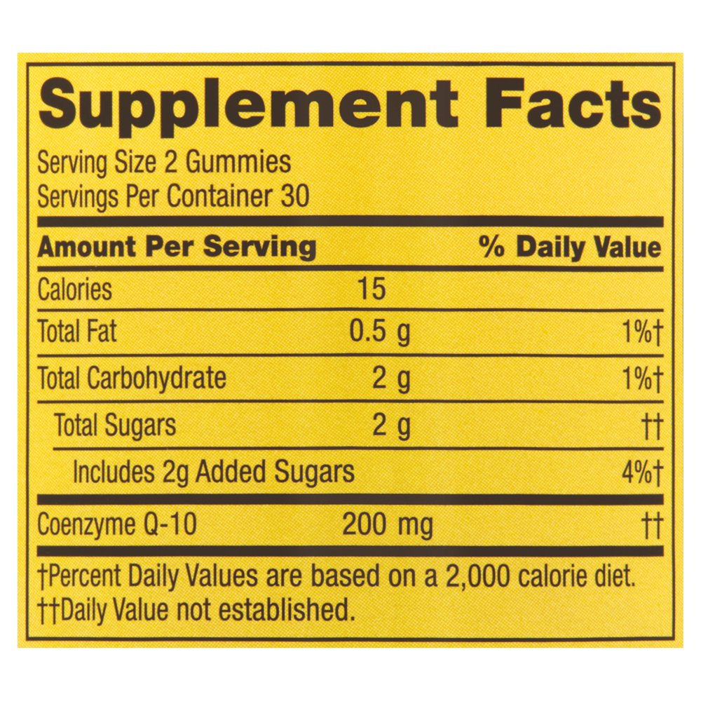 Spring Valley Coq10 Adult Gummies, 200 Mg, 60 Ct