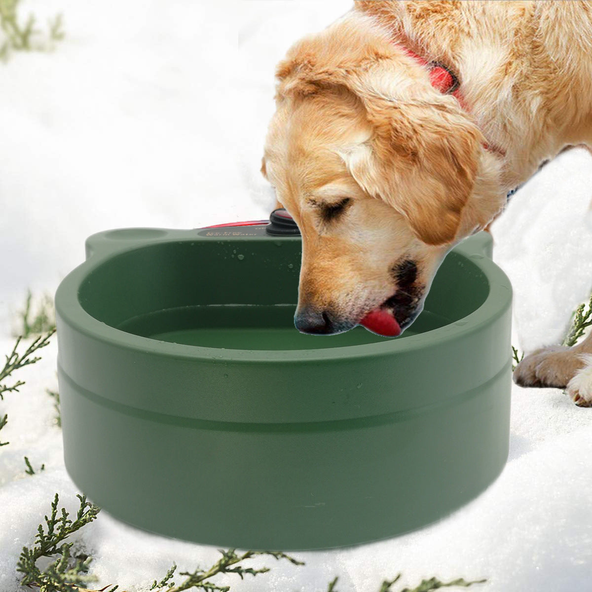 Pet Supplies Outdoor Heating Bowl Cat And Dog Food Tray