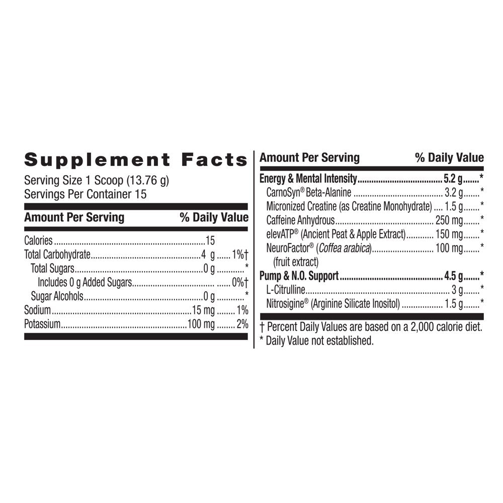 Beyond Raw® LIT™ Pre-Workout Powder, Gummy Worm, 250Mg Caffeine, 7.28 Oz