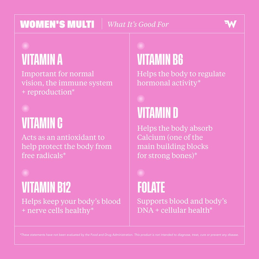 Health by Habit Multi Vitamin for Women, Vitamin Blend, Acai, Biotin, 60 Capsules