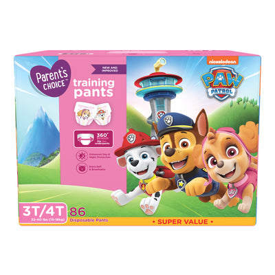 Parent'S Choice Girls Training Pants, 3T/4T, 86 Count (Select for More Options)