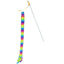 Vibrant Life Rainbow Wand Cat Toy, with Feather and Bell, 1 Pack