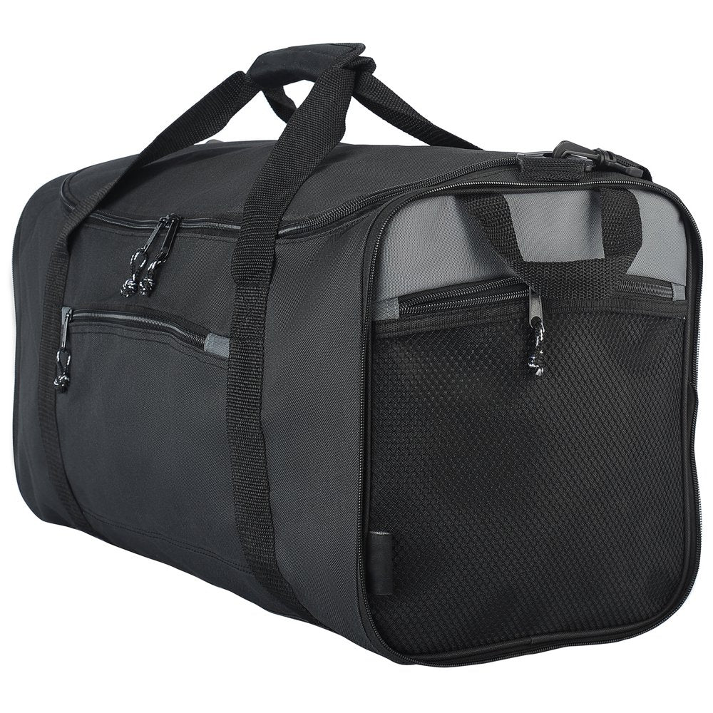 Protege 20" Collapsible Sport and Travel Duffel Bag, Black