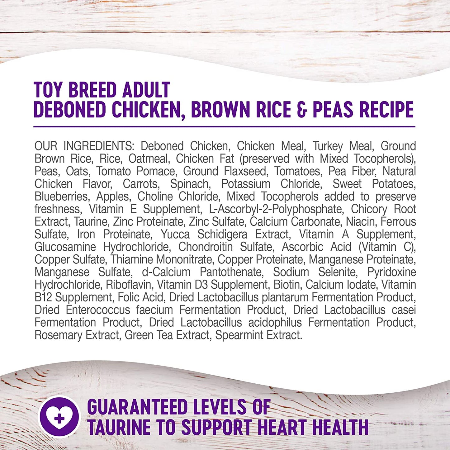 Wellness Complete Health Natural Dry Small Breed Dog Food Toy Breed Chicken & Rice