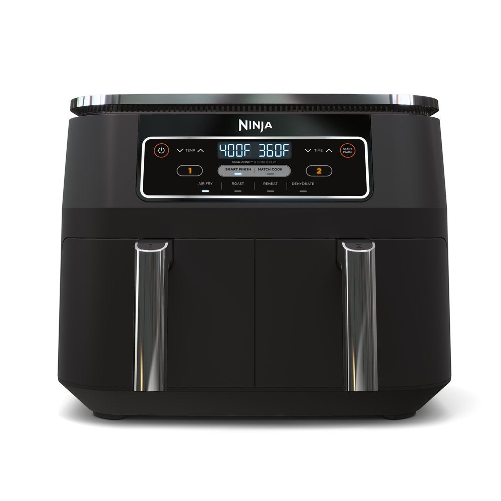 Ninja® Foodi® 4-In-1 8-Quart. 2-Basket Air Fryer with Dualzone™ Technology- Air Fry, Roast, and More