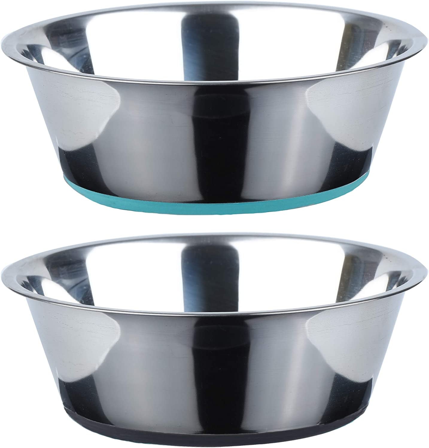 PEGGY11 Deep Stainless Steel Anti-Slip Dog Bowls