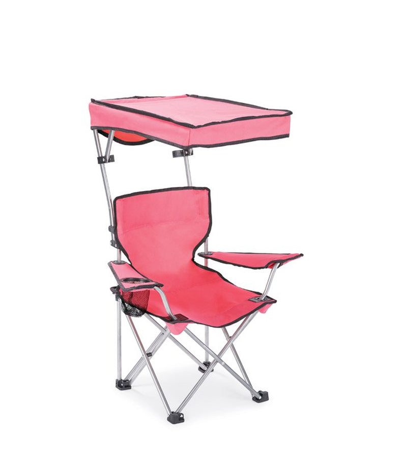 Quik Shade Kids Adjustable Canopy Camp Folding Chair - Pink