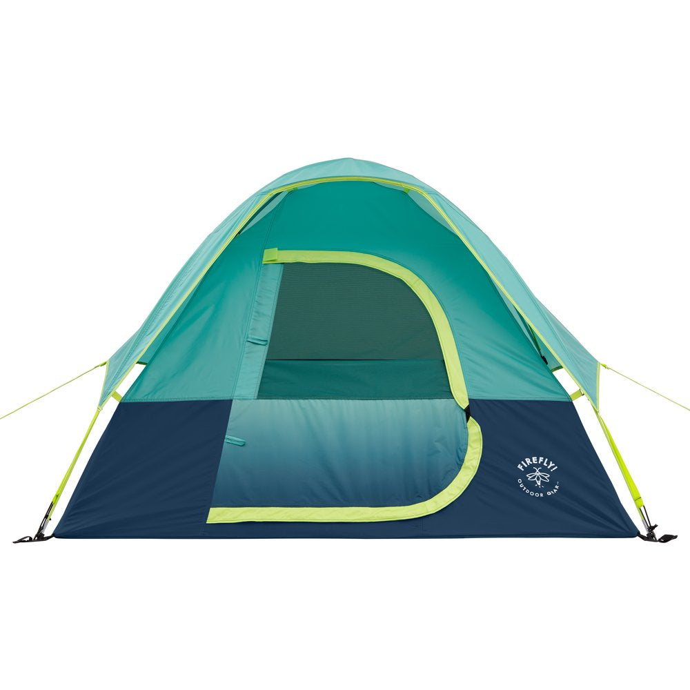 Firefly! Outdoor Gear Youth 2-Person Camping Tent - Blue/Green Color